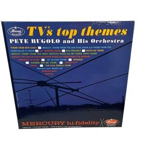 Vintage 1962 TV's Top Themes Pete Rugolo and His Orchestra LP Vinyl Record